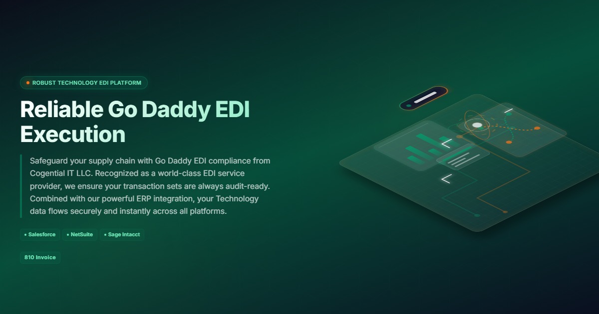 Go Daddy EDI Compliance Guide | Cogential IT