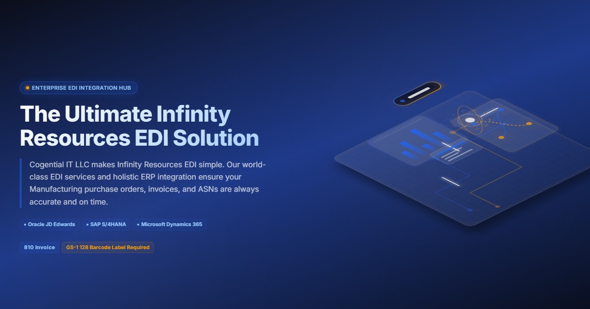 Infinity Resources EDI Onboarding Guide